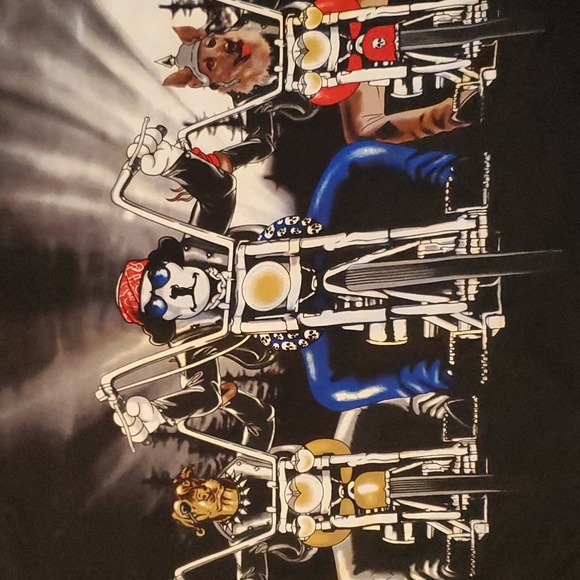 3XL Big Dogs Biker Harley Soft Funny Button Dad Shirt Vintage Y2k - Picture 3 of 5